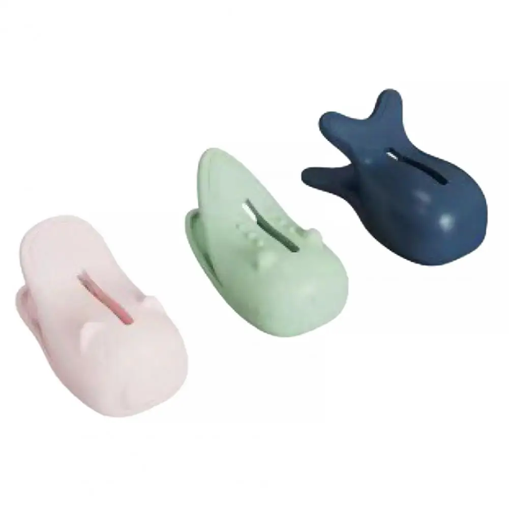 Snack Bag Sealing Clamp Shape Refrigerator Magnet Adorable Animal-shaped Sealing Clips for Food Storage Set of 3 for Damp-proof