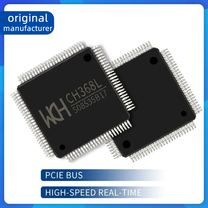 CH368 PCI-Express to 32-bit communication interfaces chip，CH368L PCIE Bus high-speed real-time, 5Pcs/Lot