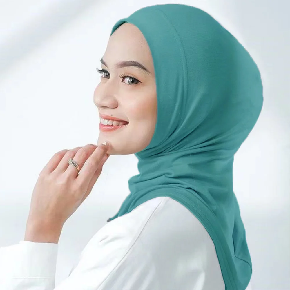 Bonnet à la mode pour femmes, faux col, Hijab musulman, bandeau de sauna, turban islamique, taille libre