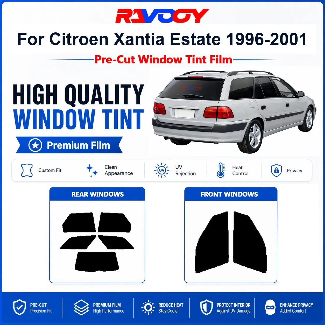 premium-pre-cut-window-tint-for-citroen-xantia-estate-1996-2001-front-rear-windows-uv-heat-rejection-privacy-film