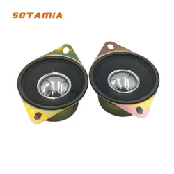 SOTAMIA 2Pcs 2 Inch Tweeter Audio Speaker 4 Ohm 8 Ohm 10W Treble Speaker Anti-magnetic HIFI Loudspeaker Sound Music Home Theater