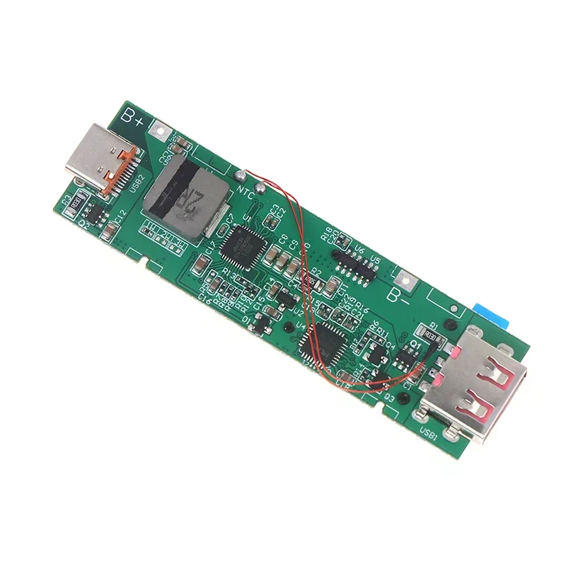 22.5 واط وحدة شحن سريع TFT شاشة ملونة رقمية لتقوم بها بنفسك قوة البنك عدة 21700 علبة البطارية شحن سريع طاقة صغيرة محمولة #4