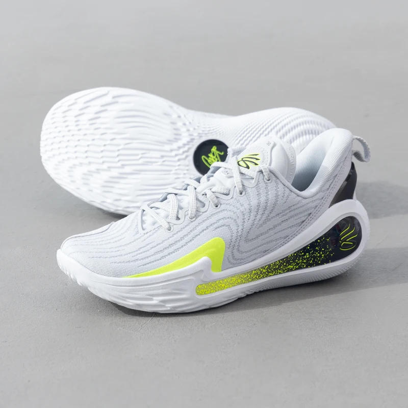 Zapatos deportivos Under Armour para hombre y mujer Curry 12 Competition Training Court, zapatos de baloncesto prácticos con amortiguación y resistentes al desgaste 3027629-100
