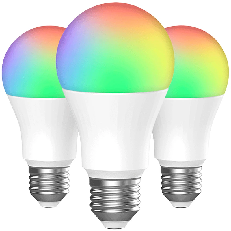 LED Colored Bulb Colorful Remote Control Bulb RGB Color Changing Globe E27 Screw Mouth Indoor Lighting Dimming Small Night Lamp