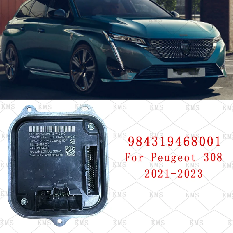 984319468001 For Citroën Peugeot DS headlight module, Peugeot 3008 LED computer control module