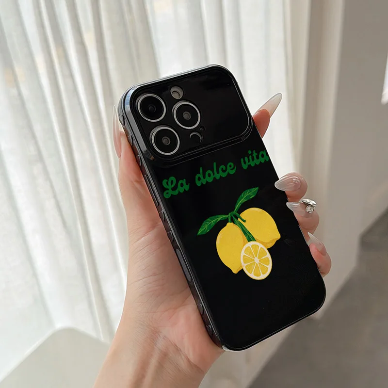 Sweet Lemon Print Phone Case For Samsung Galaxy S26 S23 S22 S24 S25 Ultra Plus FE A27 A17 A36 A37 A55 A16 A26 A56 Case