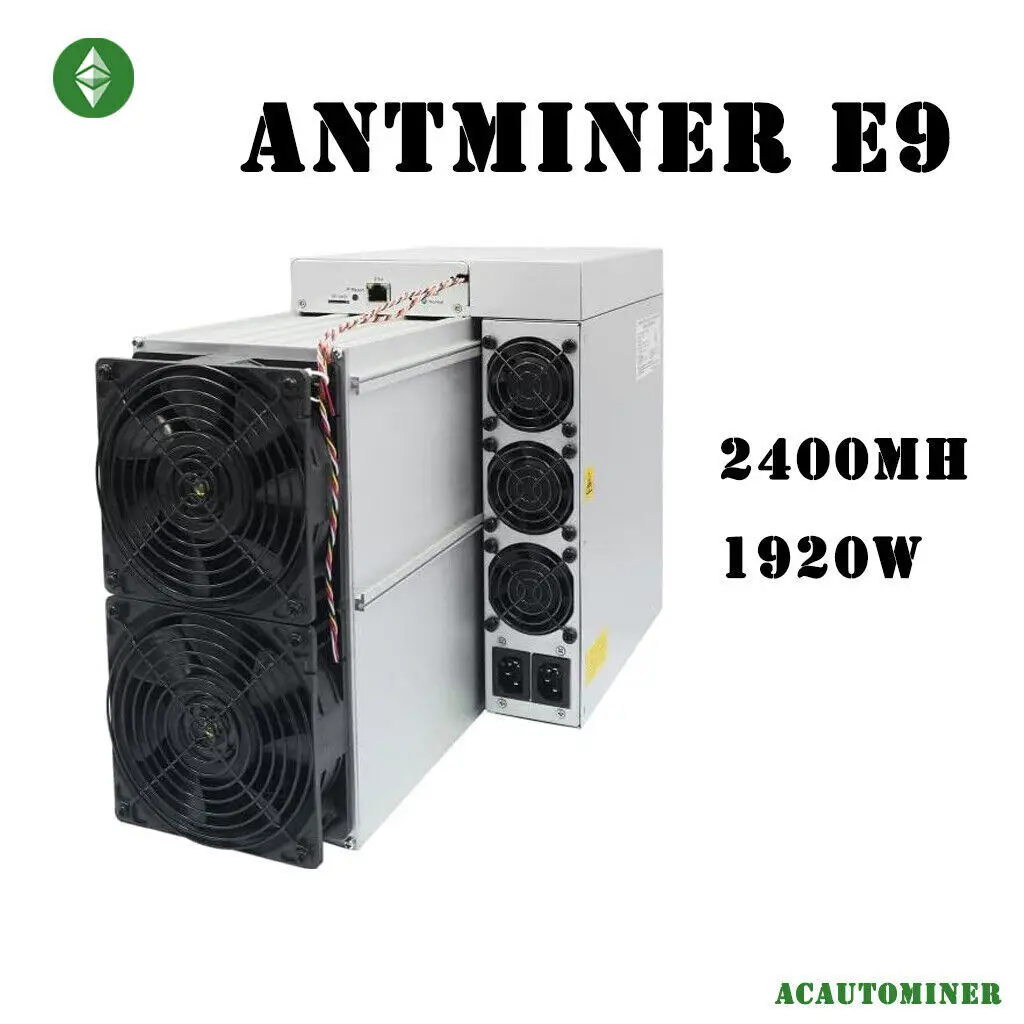 اشتري 2 واحصل على 1 مجانًا Bitmain Antminer E9 Pro 3680Mh/s 2200W ETC Asic Miner 0.6J/M Bulid-in PSU