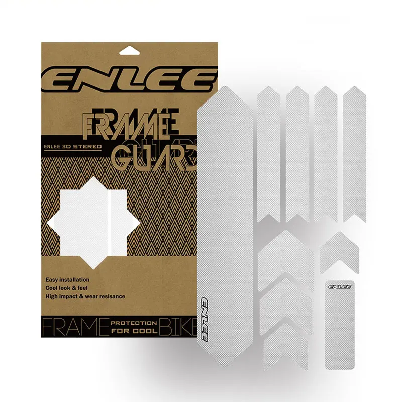 ENLEE The New Removeable Sticker Road Bicycle Paster Guard Cover 3D MTB Mountainbike Scratch-Resistant Protect Frame Protector – Detail 35