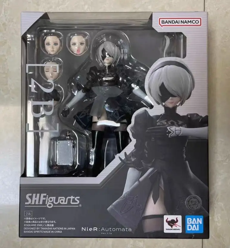 

in stock Bandai SHF S.H.Figuarts NieR : Automata Ver1.1a 2B 9S Action Figure Toy Model Gift