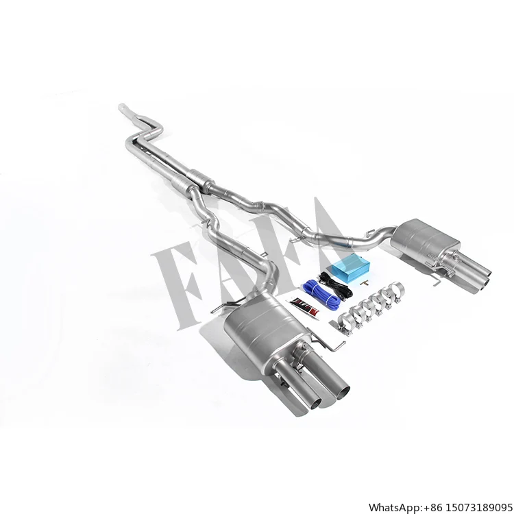 

Высокопроизводительная выхлопная система из нержавеющей стали с электрическим клапаном (средняя и задняя часть) для BMW 535i 535GT 3.0T