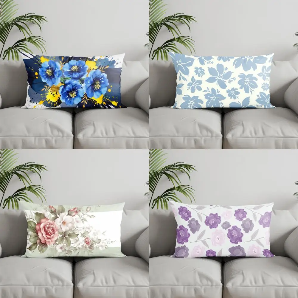 

Home Decor Fruit Branches Pattern Throw Pillow Suitable For Sofa Bedroom Car Pillow Cover Cushion Rectangular Back Cushion