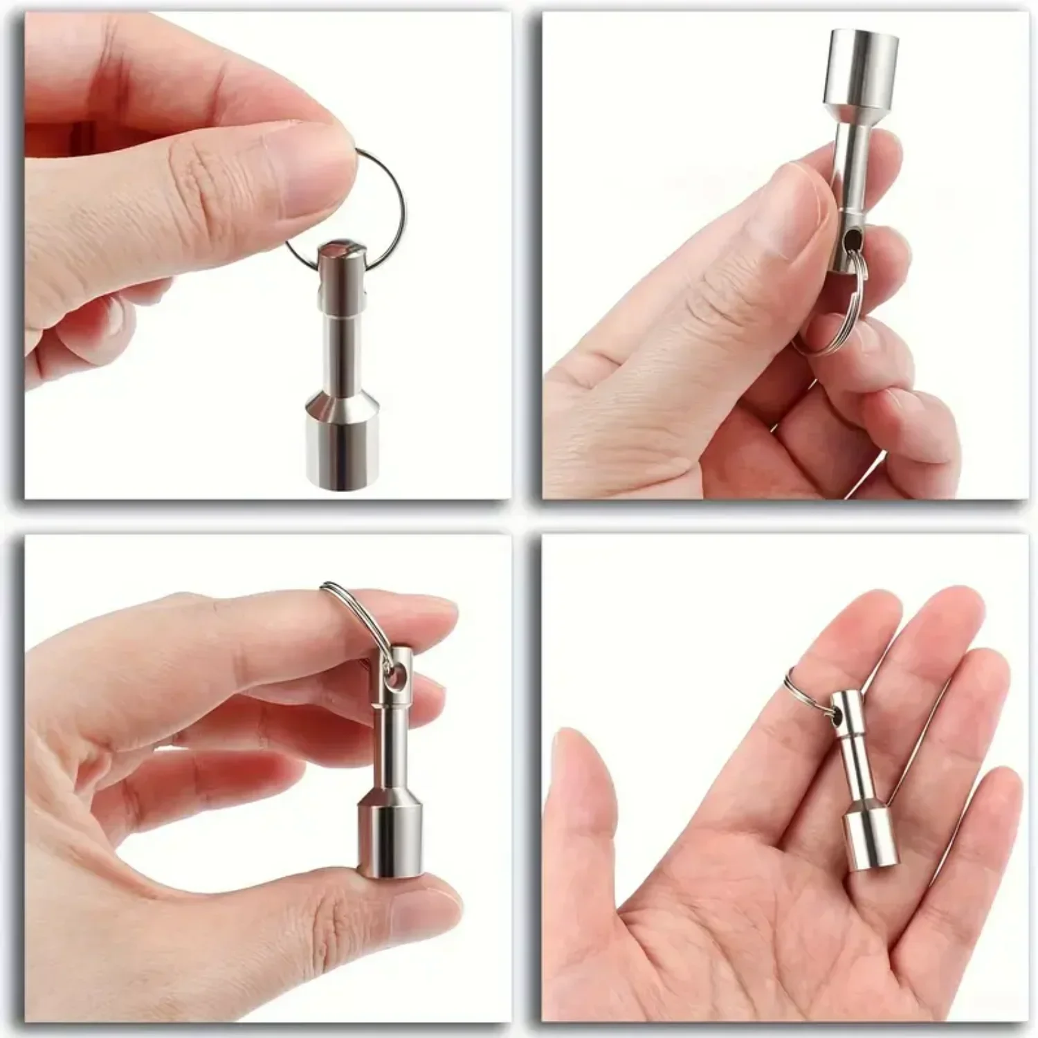 Strong Metal Magnet Keychains Magnet Neodymium Magnetic Clasps Anti-loss Car Keys Necklace Hanging Holder Office Storage Tools