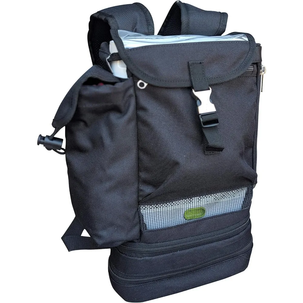 حقيبة ظهر محمولة لتركيز الأوكسجين متوافقة مع Respironics SimplyGo Mini لعلاج الأكسجين الشخصي