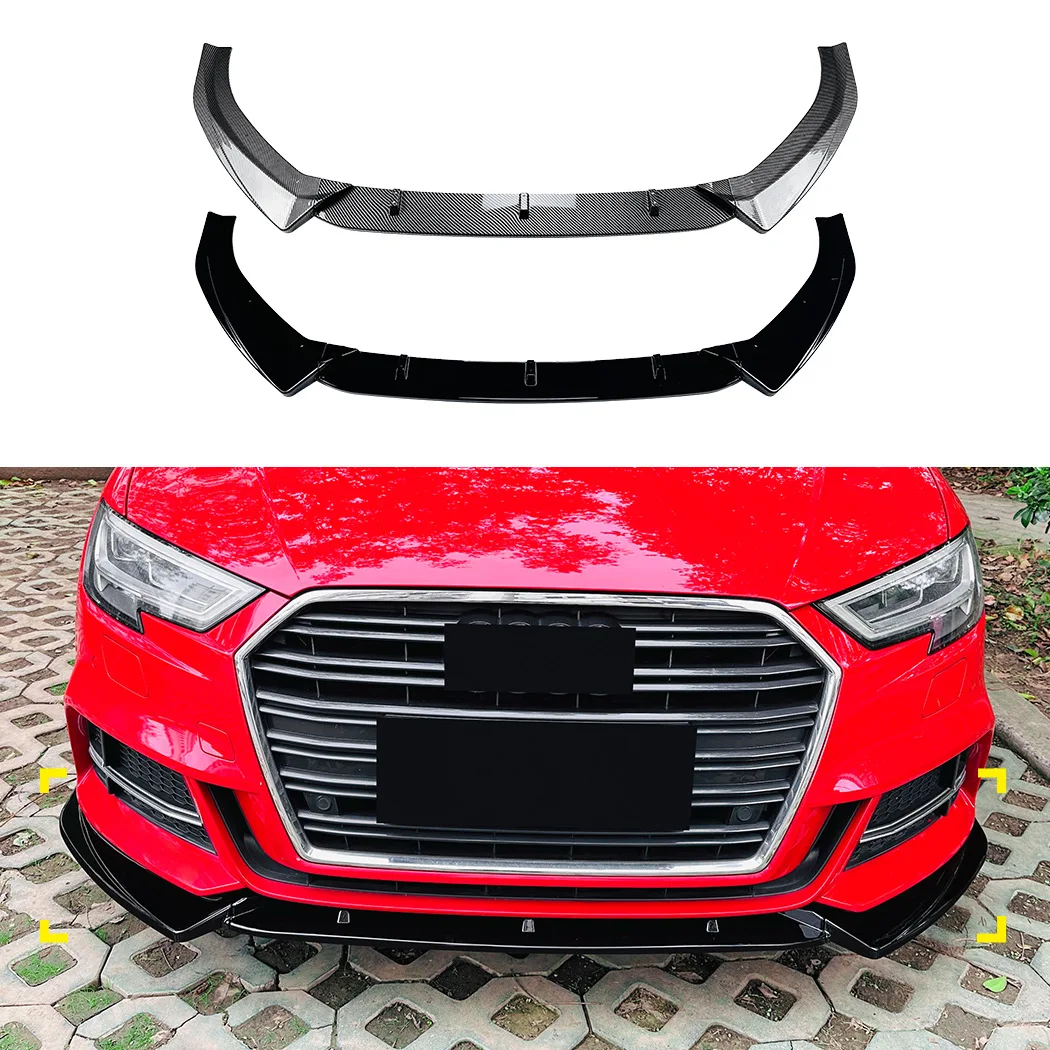 

Подходит для Audi A3 S3 8V (после 2017-2020) Sline: передний бампер, передний сплиттер, передний спойлер, внешняя модификация