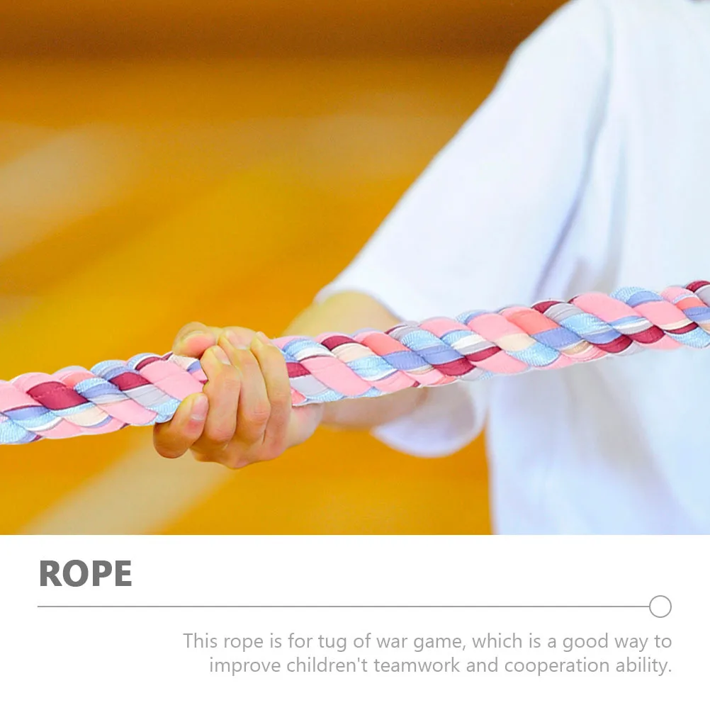 

Bright Color Tug of War Rope Strong Wear-Resistant Cloth Rope for Outdoor Sports Game Team Building Activity Tug of War Cord