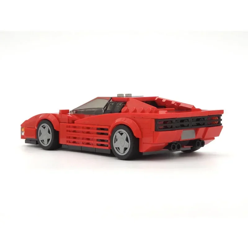 MOC سرعة بطل F40 سباق السيارات MOC-64414 لعبة السيارة الخارقة بنة نموذج 327 قطعة نموذج سيارة هدايا أعياد ميلاد للأطفال هدية الكريسماس