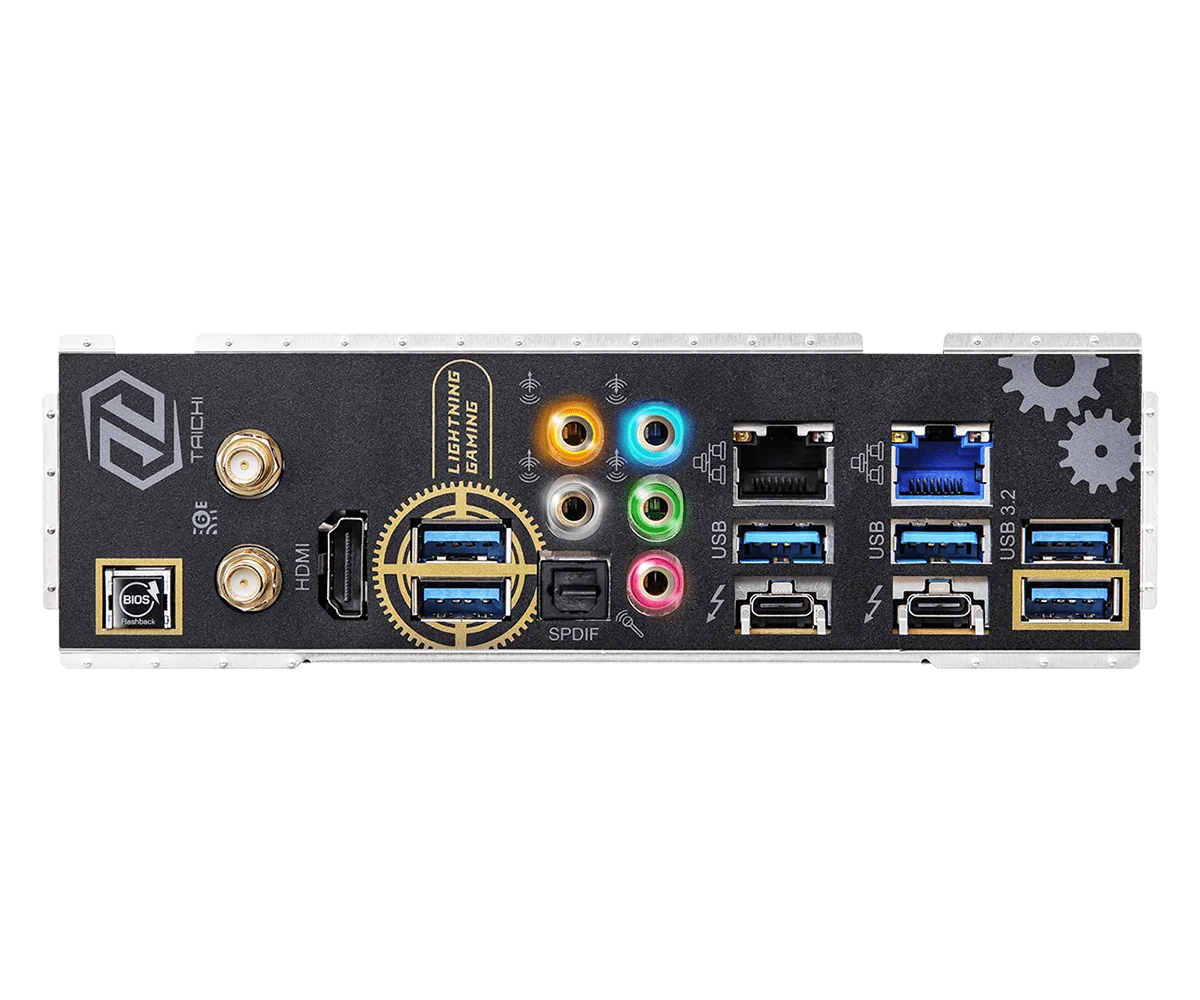 ASROCK Z690 TAICHI Motherboard Intel Z690 LGA1700 DDR5 192 GB PCIe 5.0 M.2 NVMe SSD unterstützt i9-14900F i5-12600i5-14400 13500 verwendet