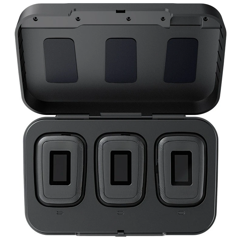 Wireless radio microphone collar clip one to two camera video live microphone