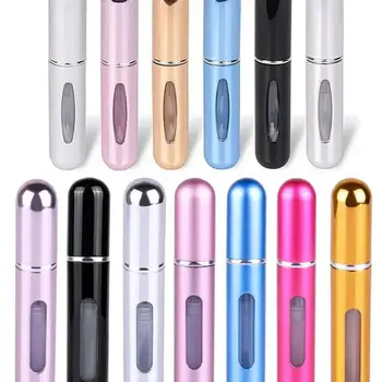 5ml Portable Mini Refillable Perfume Bottle with Spray Scent Pump Empty Cosmetic Containers Atomizer Bottle for Travel Tool