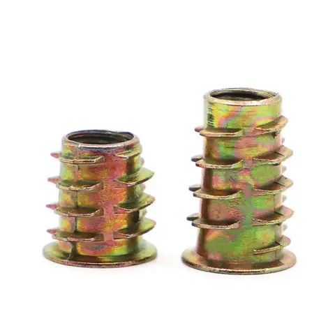 10 st inbäddade insatsmutter E-mutter M4-5-6-8-10 sexkantshylsa Allen-huvud för trämöbler invändig och utvändig gänga förbäddade muttrar 10 best sales gängtapp och gängskär för trä - №10