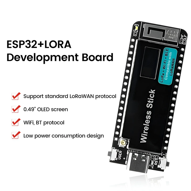A16R-ESP32-S3 Wireless Stick V3 Lora WIFI Bluetooth Development Board With 0.49-Inch OLED Screen