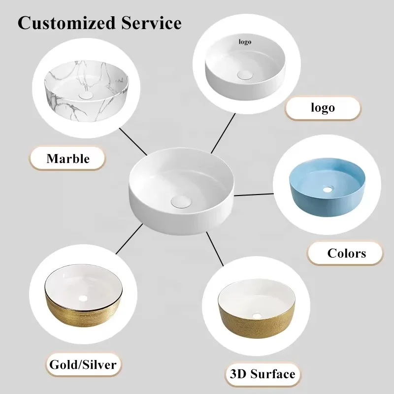 Tarpul Modern Relief Platinum Ceramic Glazed Waterproof and Easy to Clean Rectangular Basin Art Basin Bathroom Sink Washbasin