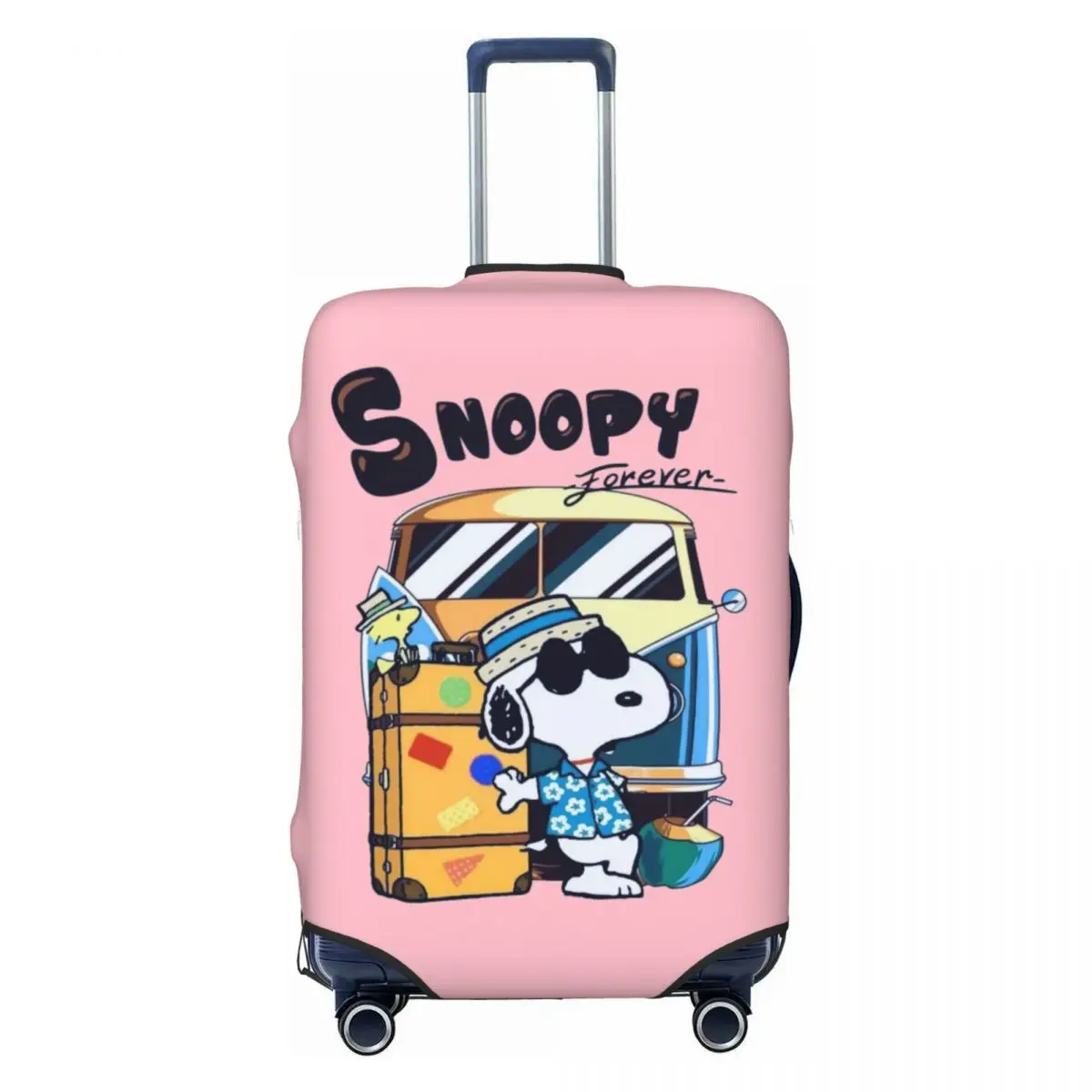 

Custom S-snoopys Forever Luggage Cover Funny Suitcase Protector Covers Suit For 18-32 inch