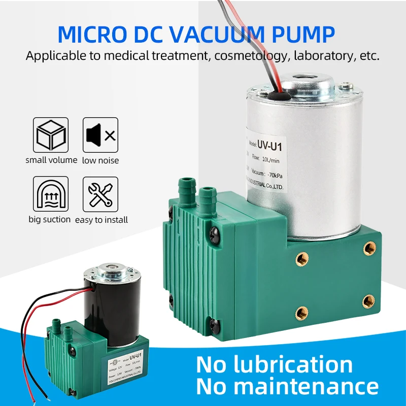 DC Vacuum Pump Large Suction Of Diaphragm Pump Small Straight Way Pump UV-U1