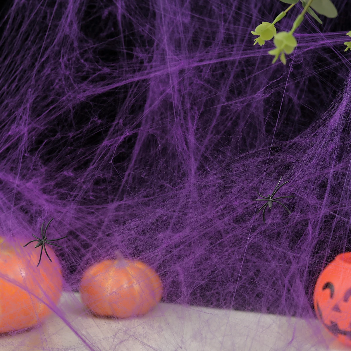 هالوين نسيج العنكبوت منزل مسكون بار ديكور الحفلات الدعائم تخطيط المشهد 1 مجموعة من 20 جرام #4