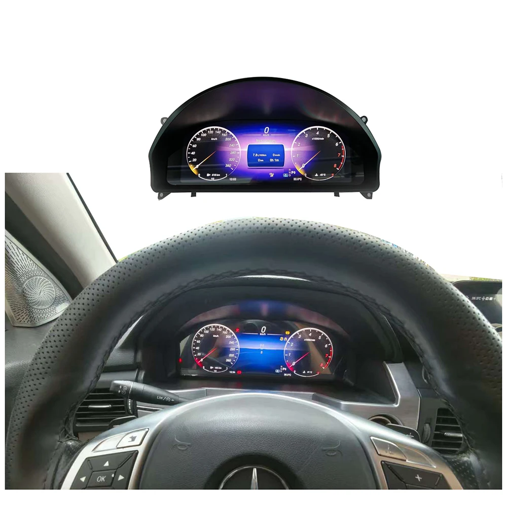 Upgrade LCD Digital Speedometer Panel for Mercedes Benz GLK 2009-2015 X204 New Condition Improved for Linux Dashboard