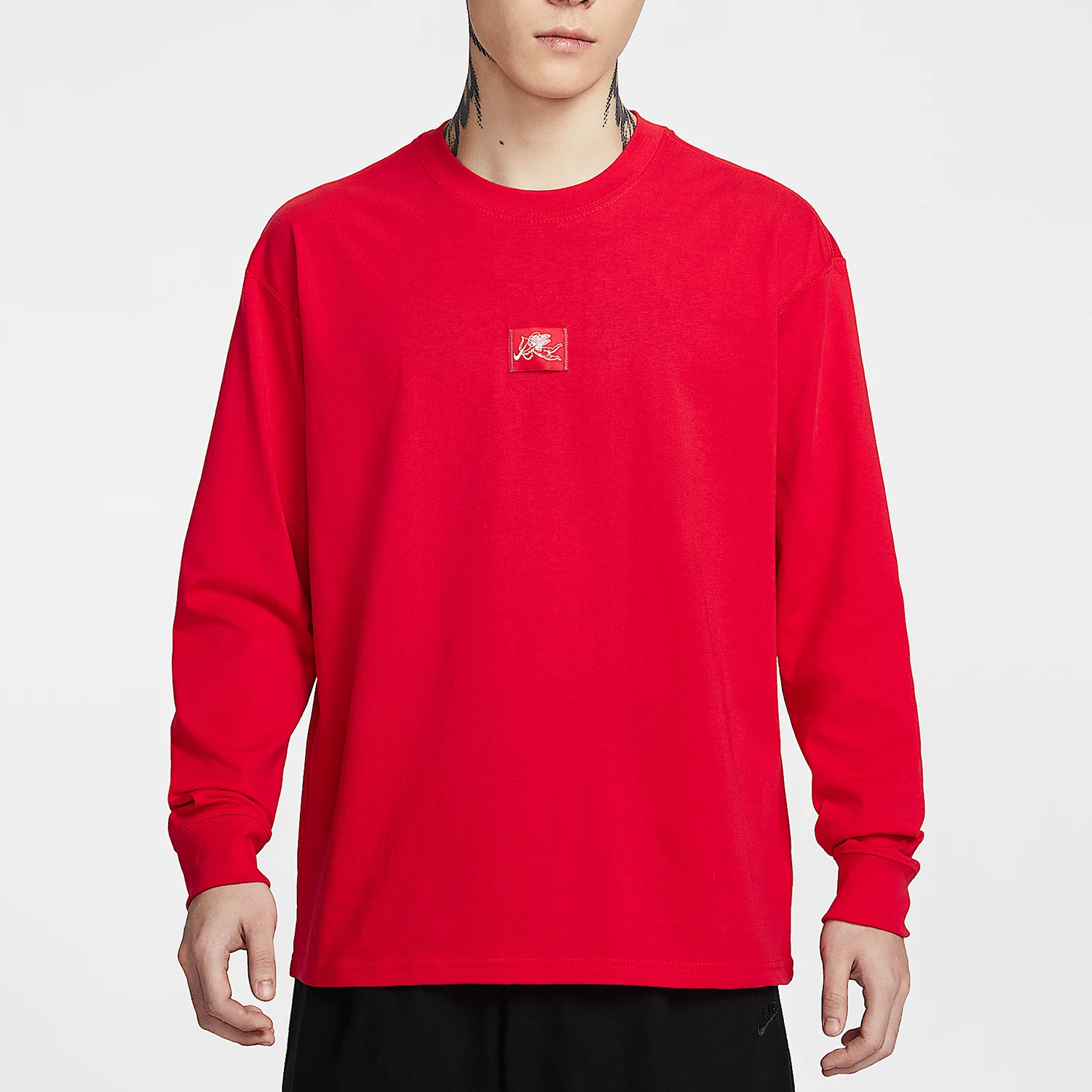 

Оригинальный мужской спортивный топ Nike с круглым вырезом и длинными рукавами, весна 2026, IO9761-613