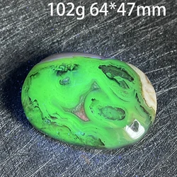 Natural fluorescence effect Volcanic Agate Crystal Palm Stone Energy Quartz Polished Rock Reiki Healing Aquarium Gifts Decor