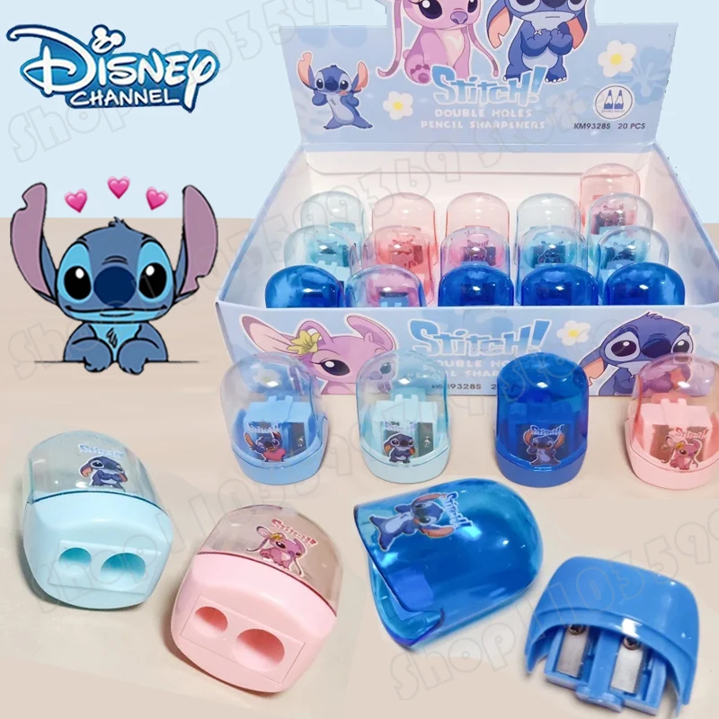 

Студийный карандаш Disney, милый двойной точильный зажим для карандашей, детские канцтовары, школьные принадлежности с мультяшным рисунком
