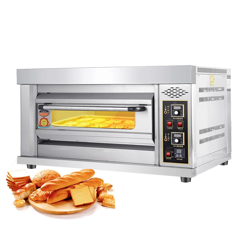 Stainless Steel Oven 0-400 Degree Electric/Gas Pizza Baking  Biscuit Bread Commercial  Large Capacity for bakery