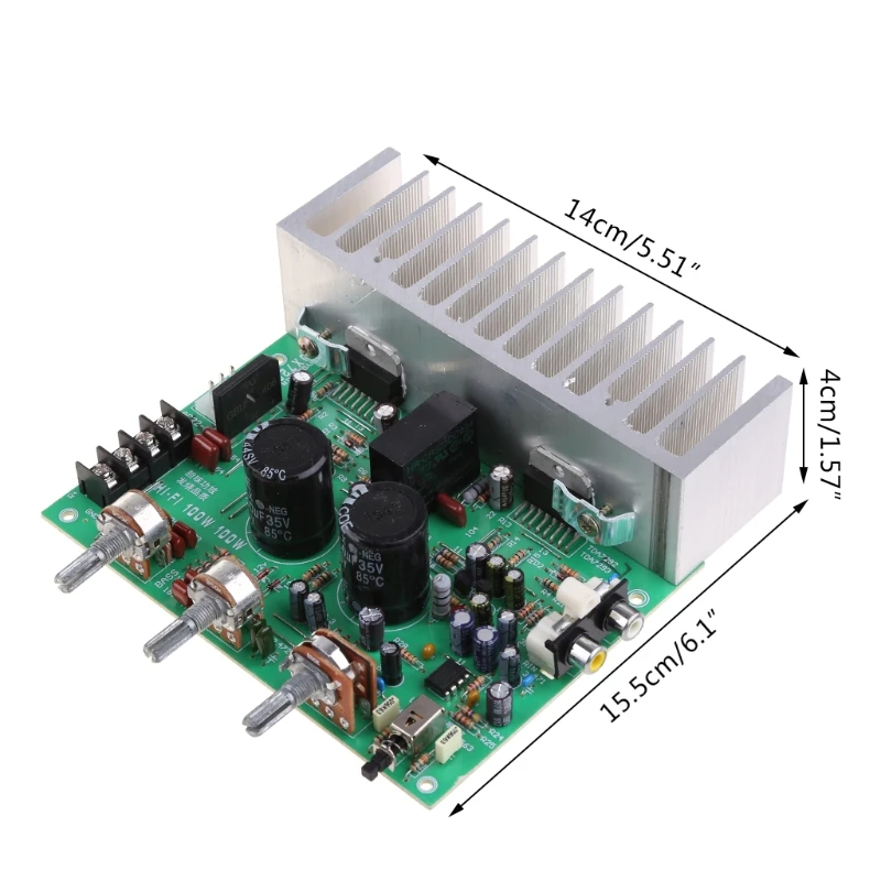 R91A TDA7294 усилитель платы AMP 100Wx2, высокая мощность, 2,0 каналов, усилитель звука, динамик для дома «сделай сам»