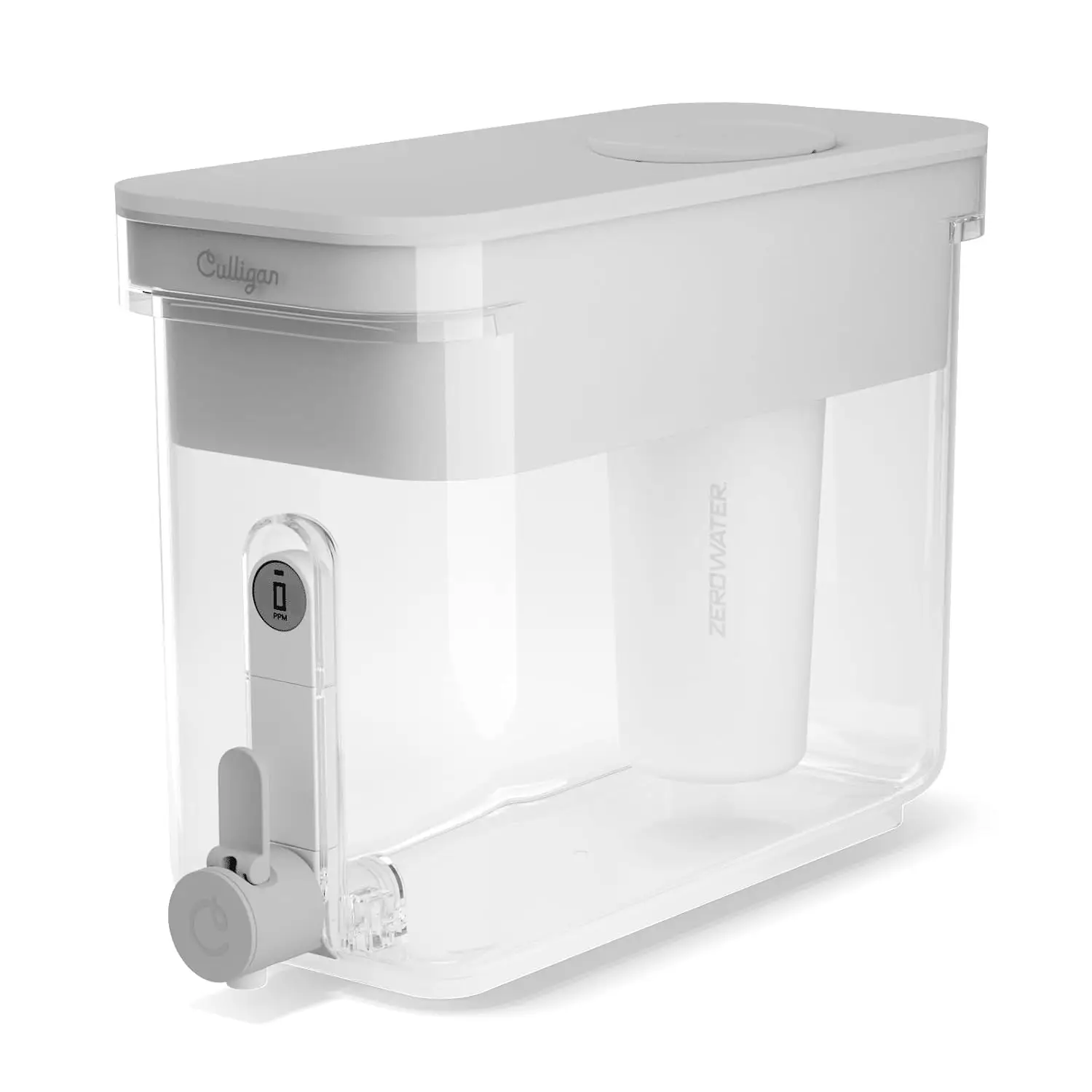 

33-Cup Water Filter Dispenser with 5-Stage Filtration, Reduces Lead, PFAS, Mercury, Fluoride, and Chlorine