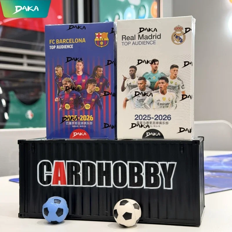 

Daka Genuine 2025-26 Real Madrid Barcelona Top Audience Series 2 Football Star Collection Card Football Club Official Box Gifts