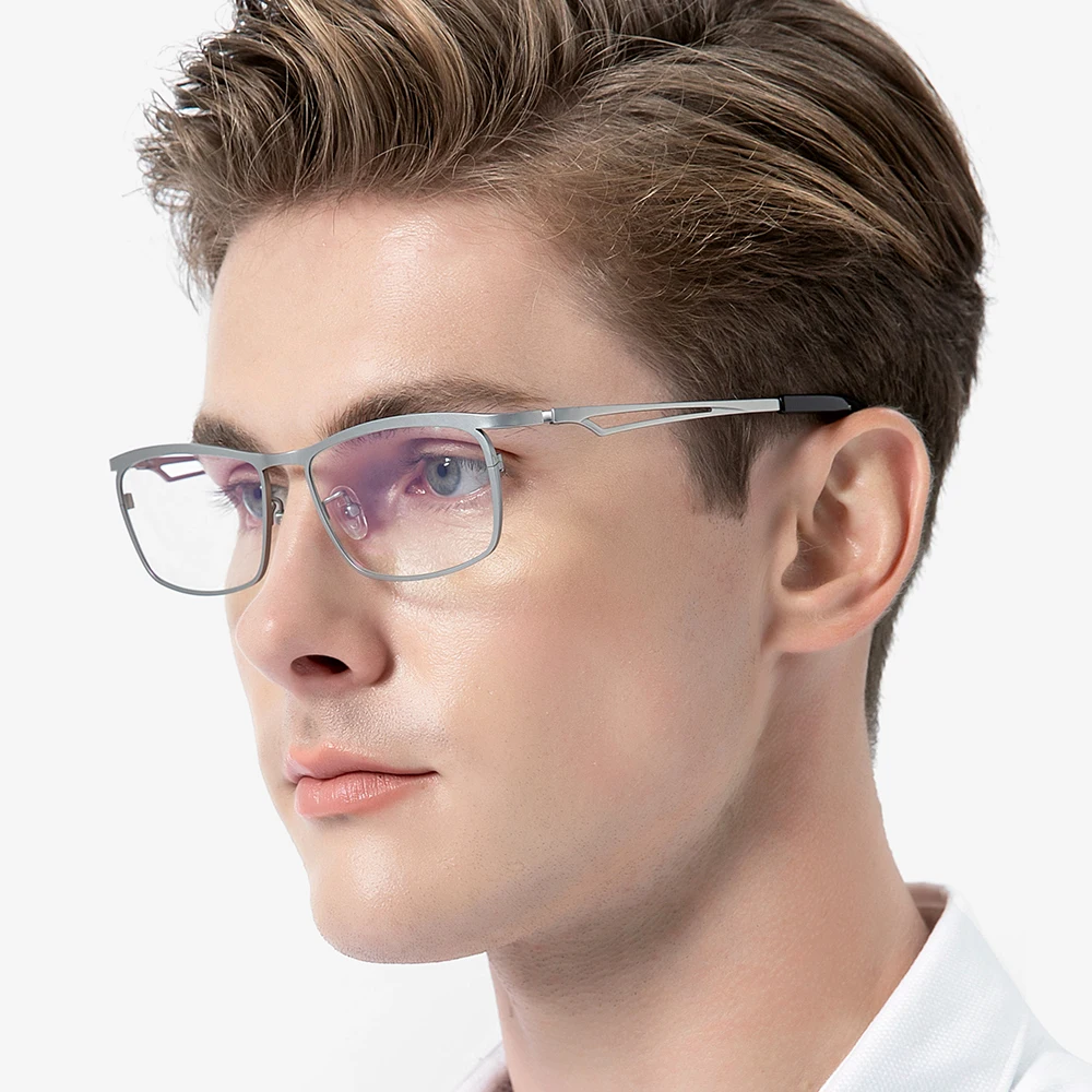 FONEX Pure Titanium Eyeglasses Frame Men Brand Design Ultralight-Weight Square Glasses Japanese High-end Quality Eyewear 85768