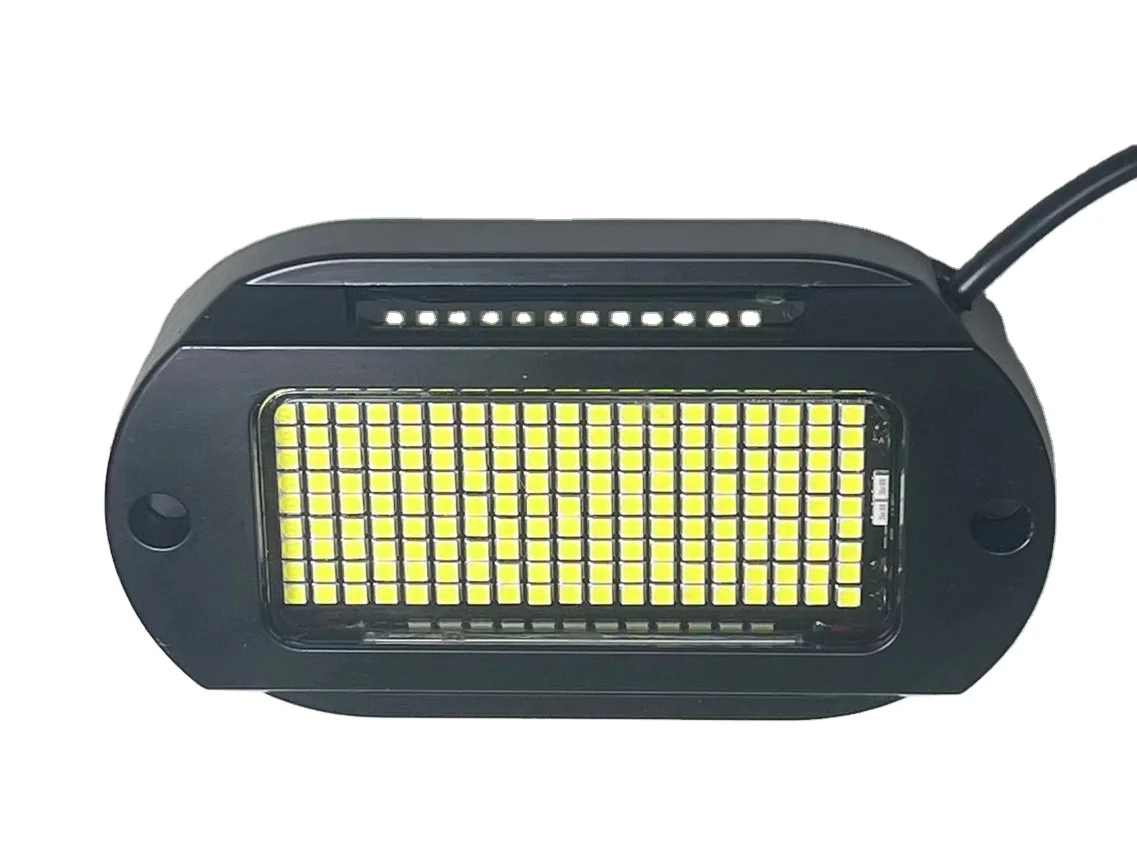 Kingshowstar Advanced 219LED Rock Light Durable IP68 Waterproof White Truck Offroad Car Modification Lights