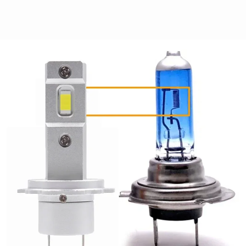 H7 LED headlights 6000K 4300K M1P H11 H8 H9 9005 9006 hb3 hb4 car led light H4 led headlight bulb view 2