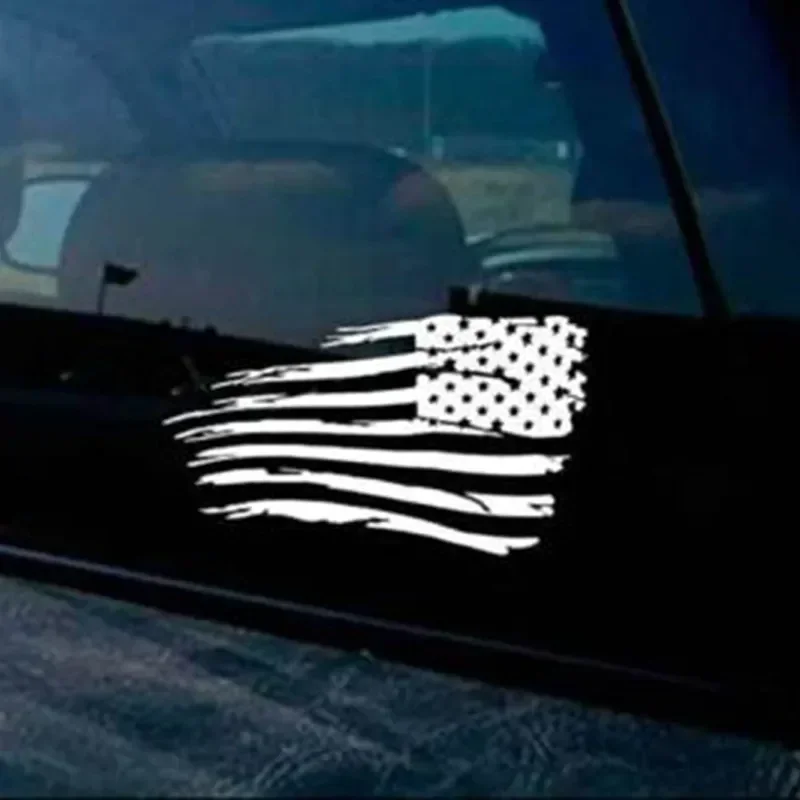 

2 шт./компл. стильная потертая наклейка с американским флагом-съемная декоративная наклейка, подходит для чехлов для журналов, рамок велосипедов и ящиков для инструментов