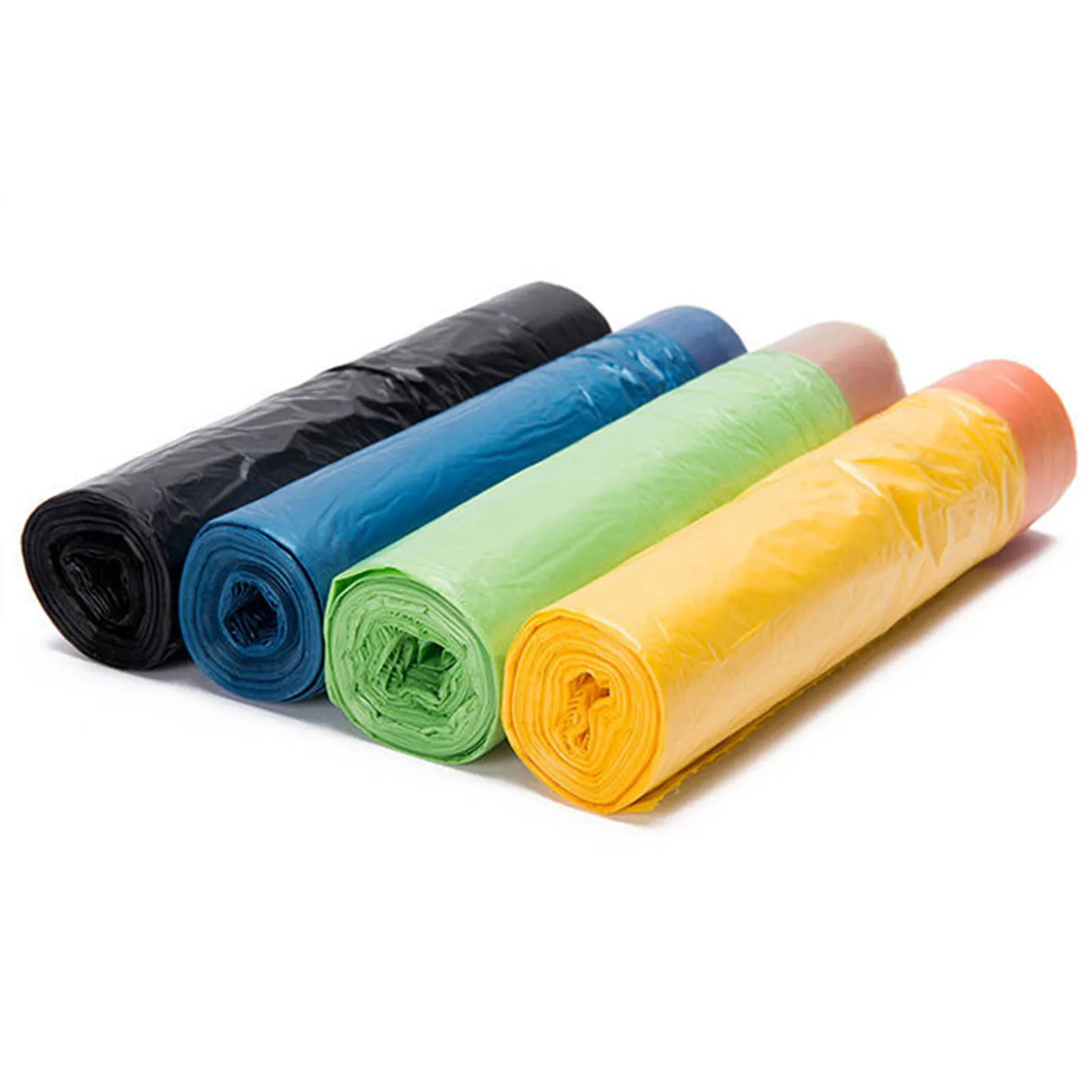 15Pcs Drawstring Garbage Bags Thickened Large Capacity Trash Bag For Kitchen Bathroom Office