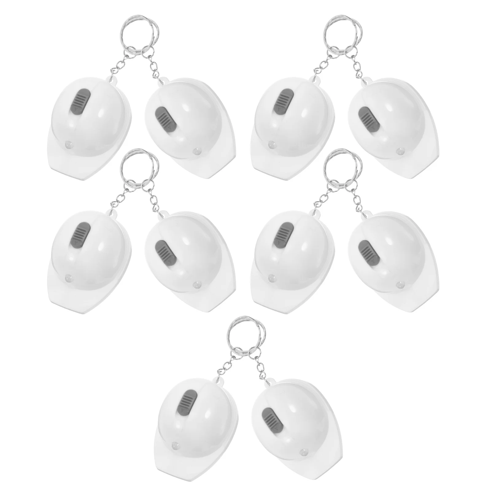 10 pçs mini lanternas chaveiro led construção pequeno chaveiro de emergência leve portátil presentes festa