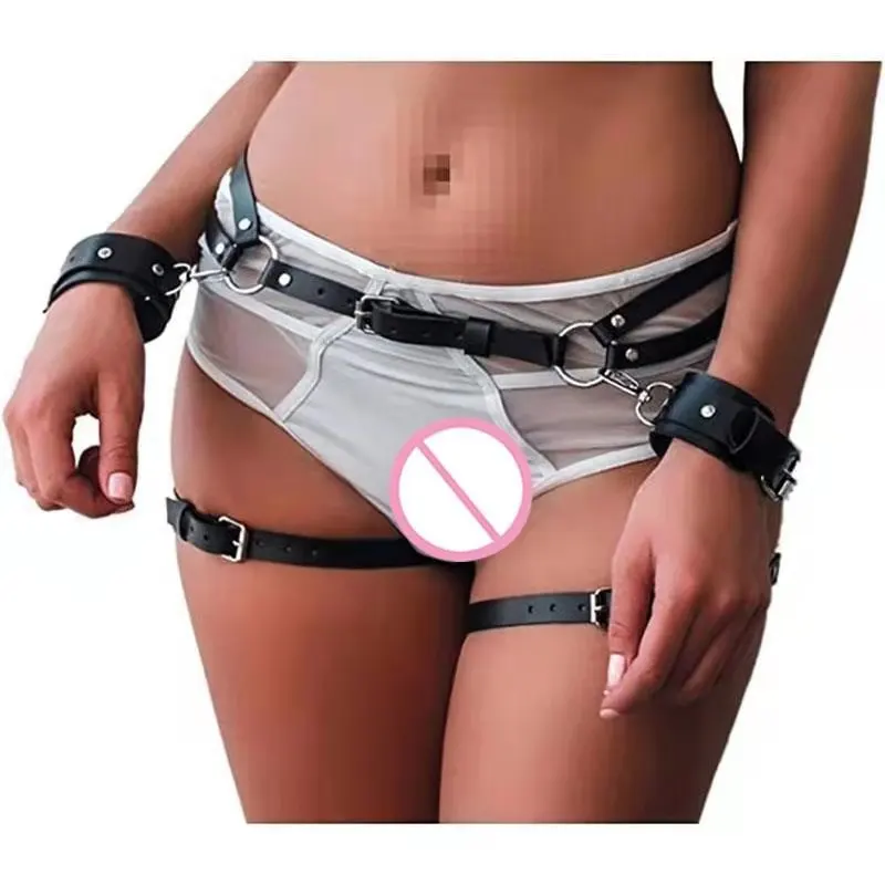 Women Sexy Harness Belt Leather Lingerie Harness Corset Bdsm Bondage Lingerie Gothic Fetish Clothing Festival Rave Outfit - Image 4