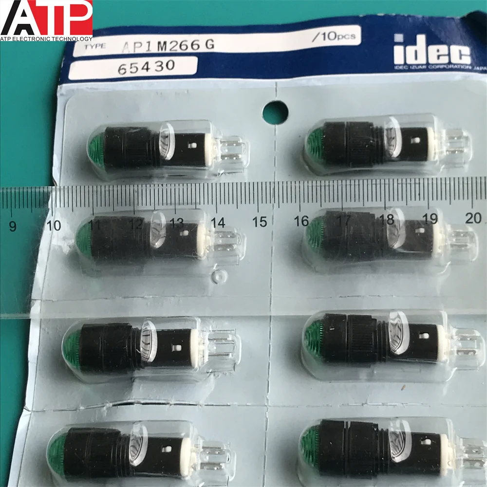 5pcs/lot Original Imported Spot IDEC Indicator AP1M266G 6V18MA Green Round Head Authentic Welcome To Consult and Order.