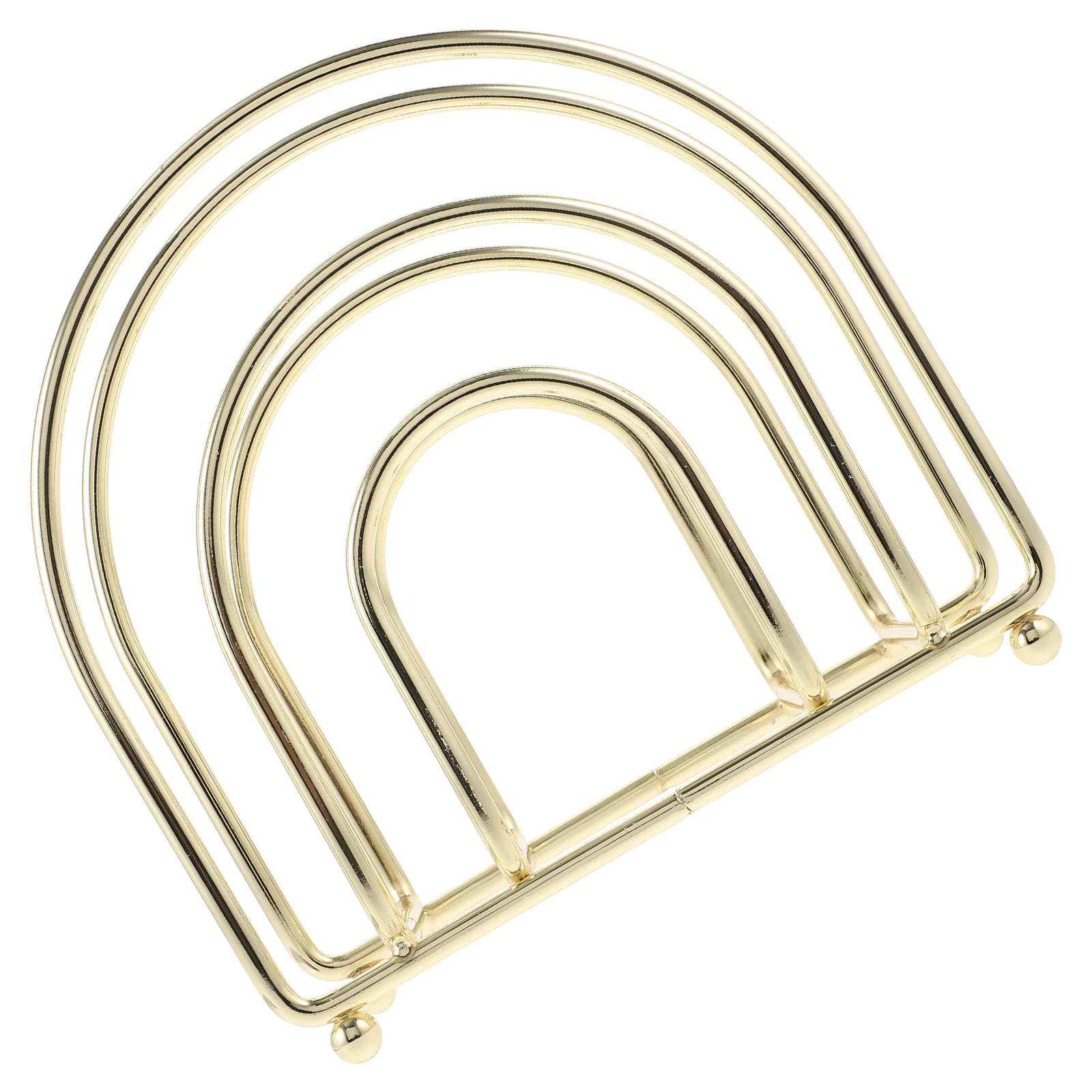 

Iron Vertical 3 door Paper Towel Holder Gold Color Napkin St for Kitchen Dining Storage Solution Metal Material Home Decor