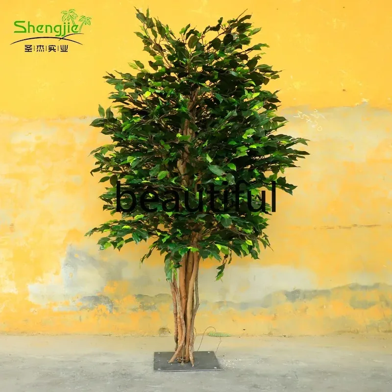 a48 Simulation banyan tree, hotel indoor and outdoor landscape decoration landscaping ornaments, flame retardant fake tree