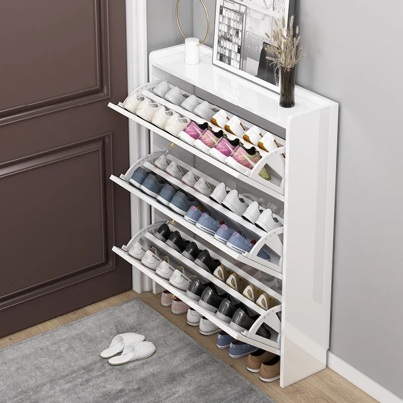 Display Luxury Shoe Rack Organizer Wood Household Hallway Shoe Rack Free Shipping Space Saving Shelves Zapatero Home Furniture