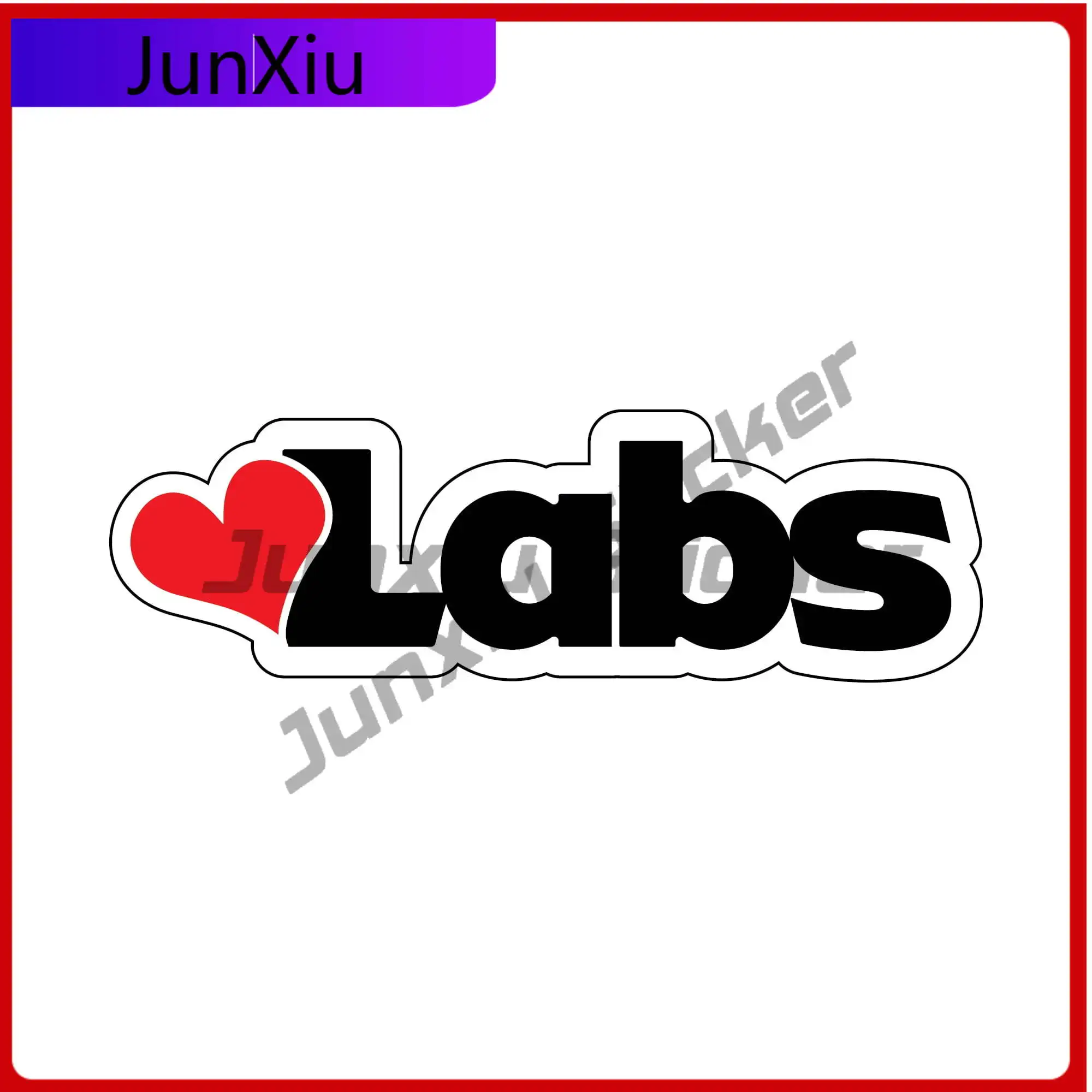 

Heart Labs Word Unique Car Laptop Window Bumper Waterproof Vinyl Decal Sticker Unique Trendy Trendy Trendy Cool Trendy