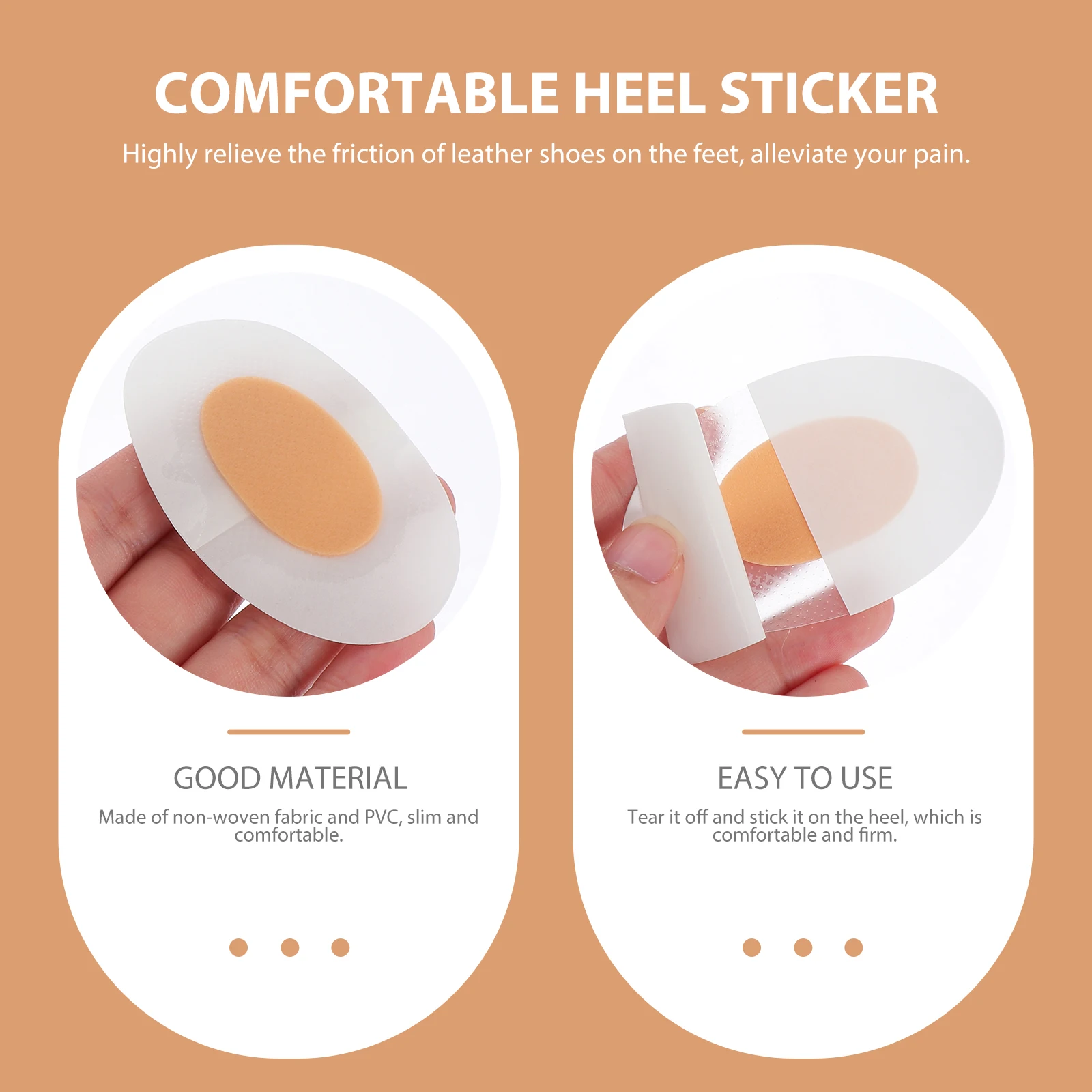 

20pcs Foot Heel Stickers Anti-Wear Slim Skin-Friendly Waterproof Feet Protector for Men Women Invisible Heel Pads Shoe Inserts